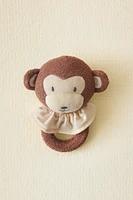 CHILDREN'S MONKEY PLUSH TOY RATTLE