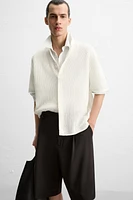 CHEMISE EN MAILLE AJOURÉE