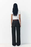 FULL LENGTH TRF HIGH RISE WIDE LEG JEANS