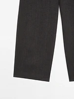 Pantalon straight léger 100 % lin