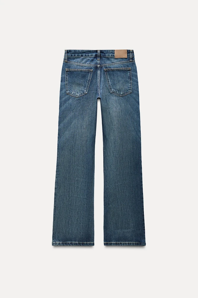 ZW COLLECTION LOW-RISE BOOTCUT FULL-LENGTH JEANS