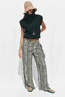 PANTALON PARÉO LARGE RAYURES
