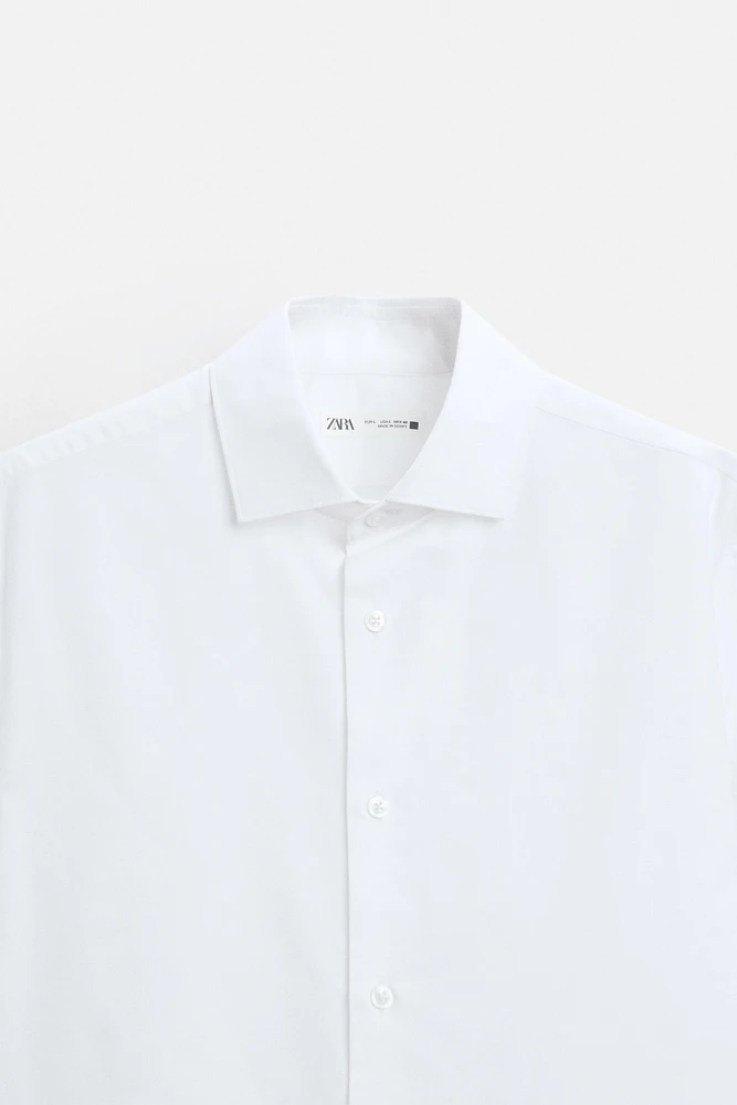 CHEMISE STRUCTURÉE EN COTON