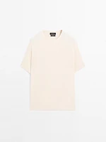100% cotton short sleeve knit sweater