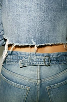 BERMUDA EN JEAN TRF PASSANT TAILLE NORMALE
