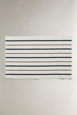 TAPIS DE BAIN RAYURES COLORÉES