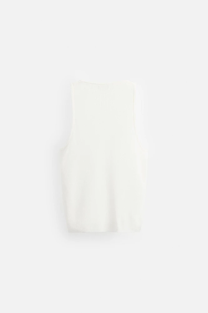 KNIT TANK TOP