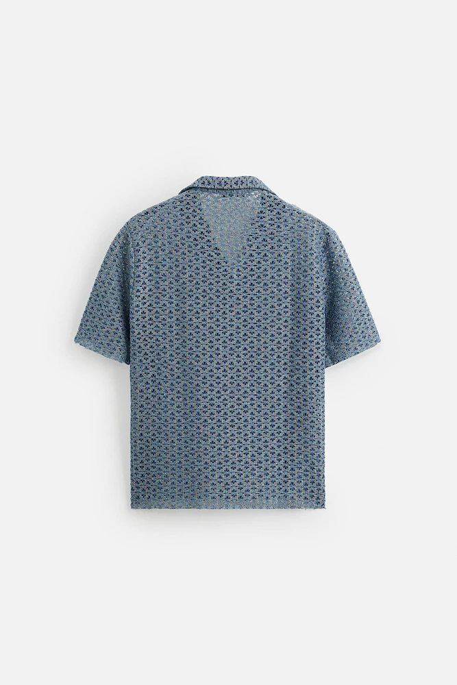 OPEN WEAVE SHIRT
