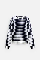 STRIPED JACQUARD SWEATER