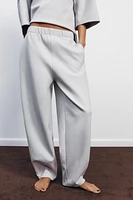 PANTALON COCOON INTERLOCK