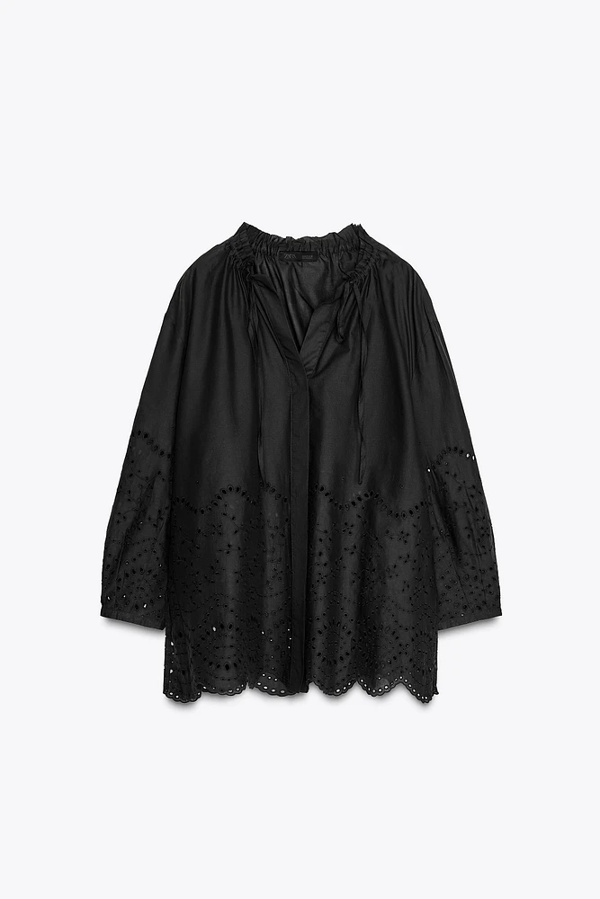 ZW COLLECTION EMBROIDERED BLOUSE