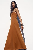 HEAVY COTTON STRAPLESS DRESS