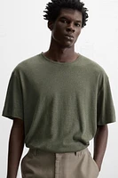 LINEN - COTTON T-SHIRT