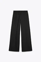 SIDE STRIPE WIDE LEG PANTS