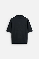 100% HEMP KNIT POLO SHIRT