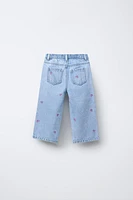 JUPE-CULOTTE EN JEAN AVEC LACETS