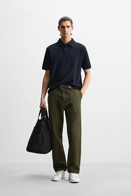 TEXTURED POLO