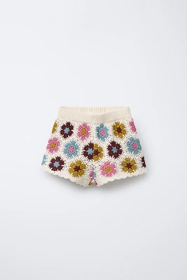 BERMUDA EN MAILLE CROCHET