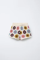 BERMUDA EN MAILLE CROCHET