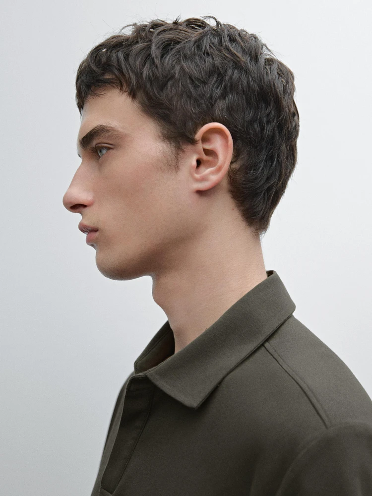 100% cotton short sleeve polo shirt