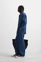 RELAXED FIT DENIM OVERSHIRT