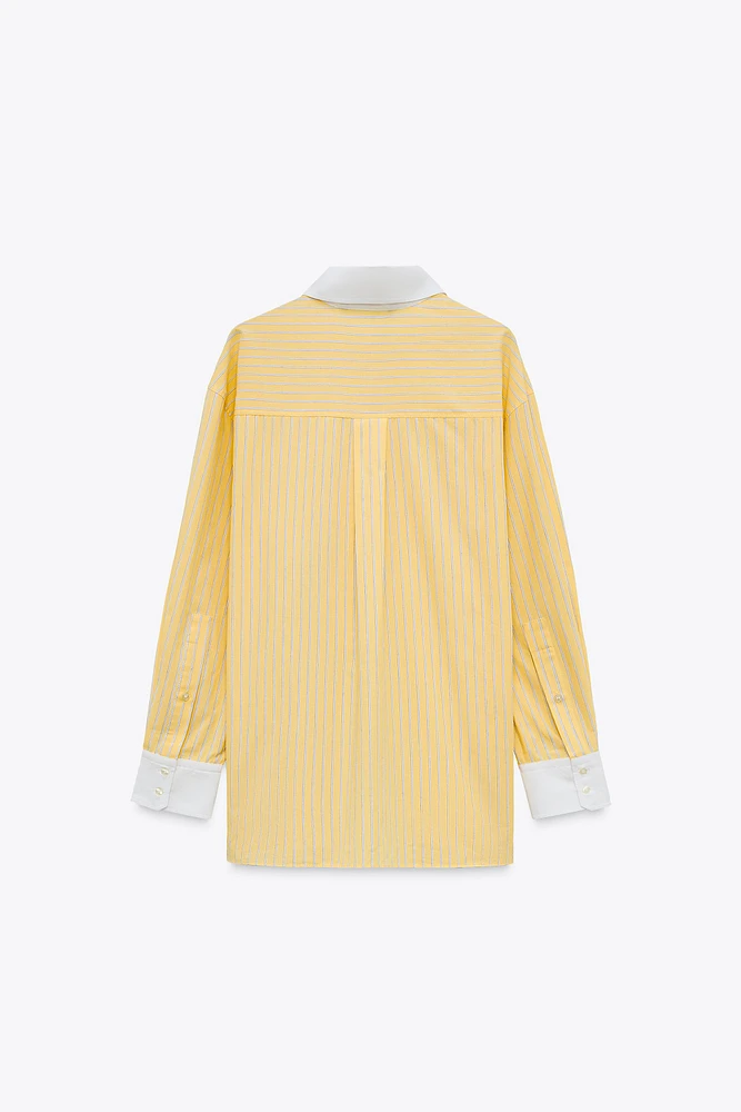 OVERSIZED POPLIN SHIRT