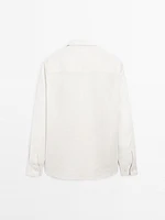 Lightweight 100% linen overshirt - Limited Edition