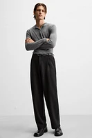 VISCOSE - WOOL SUIT PANTS