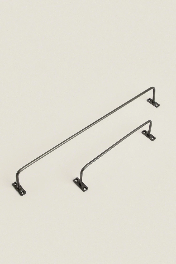 DARK METAL TOWEL RACK