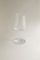 VERRE À VIN CRISTALLIN FORME CONIQUE