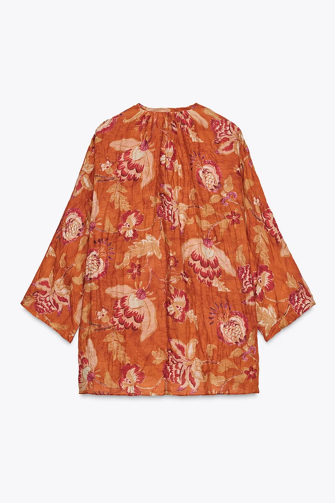 CHEMISE FROISSÉE RAMIE 100 % ZW COLLECTION