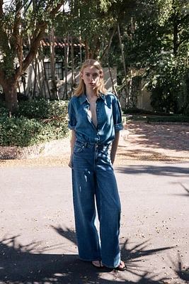 Z1975 BELTED DENIM SHIRT