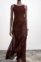 RIBBED KNIT MAXI DRESS