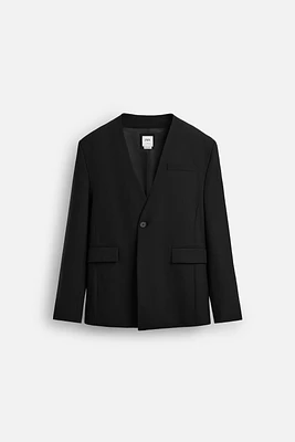 LIMITED EDITION LAPELLESS SUIT JACKET