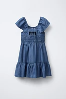ROBE EN JEAN ÉLASTIQUES FLUIDE