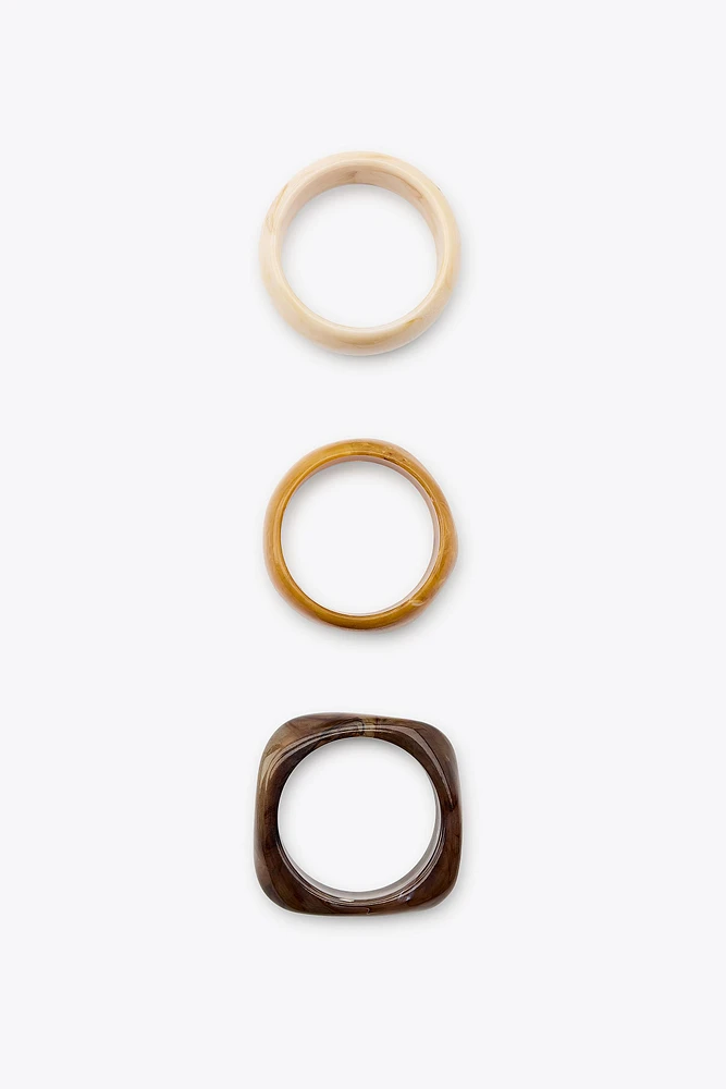 LOT DE BRACELETS RIGIDES