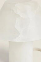 SMALL ALABASTER TABLE LAMP