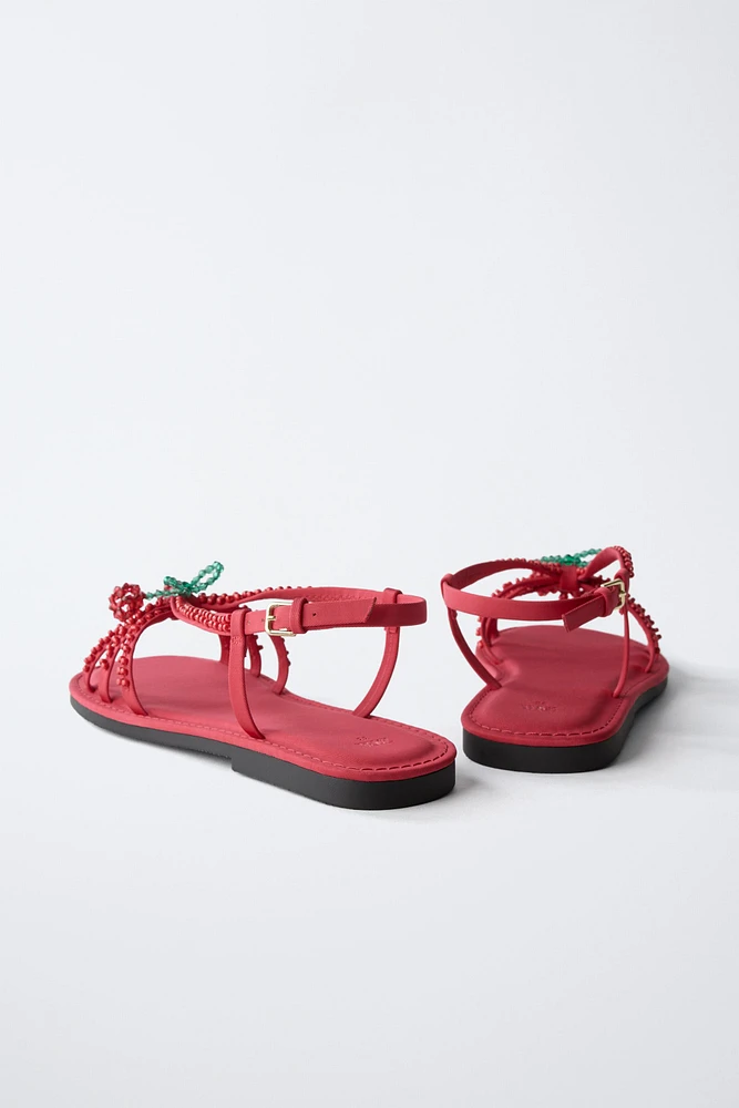 SANDALES CERISES