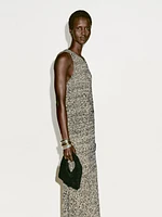 Long flecked knit dress - Limited Edition
