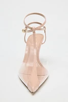 VINYL SLINGBACK SHOES