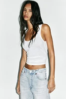 TRF HIGH WAIST EXTRA WIDE LEG JEANS