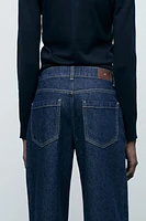 HIGH-WAISTED Z1975 CROPPED WIDE LEG JEANS