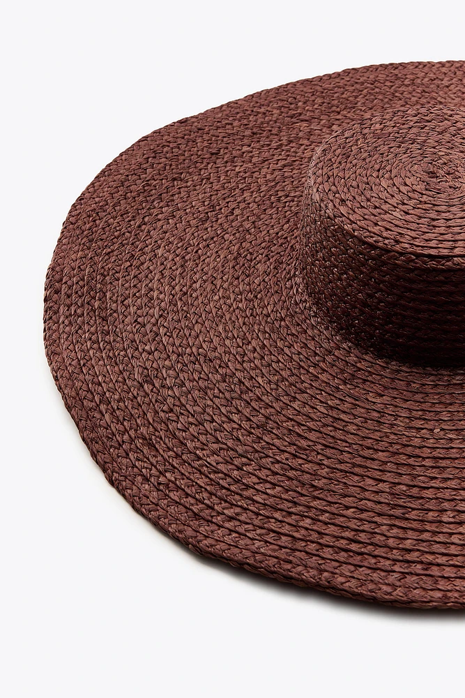 RAFFIA PICTURE HAT