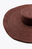 RAFFIA PICTURE HAT