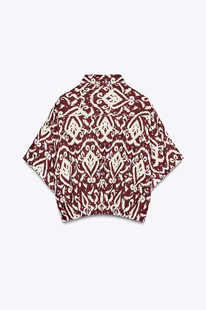 PRINTED SHORT SHIRT
