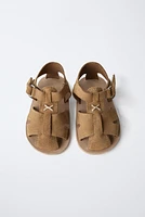 LEATHER FISHERMAN SANDALS