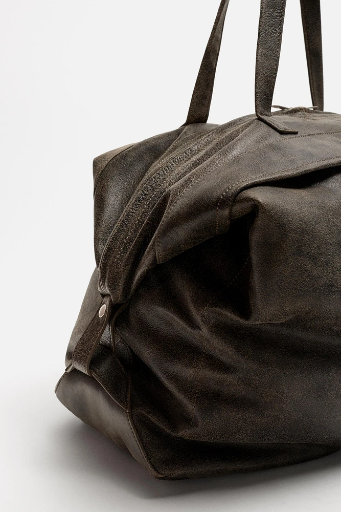 SAC CABAS EN CUIR