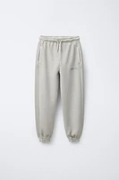 INTERLOCK SWEATSHIRT AND JOGGER PANTS SET