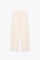 EMBROIDERED PAJAMA PANTS ZW COLLECTION