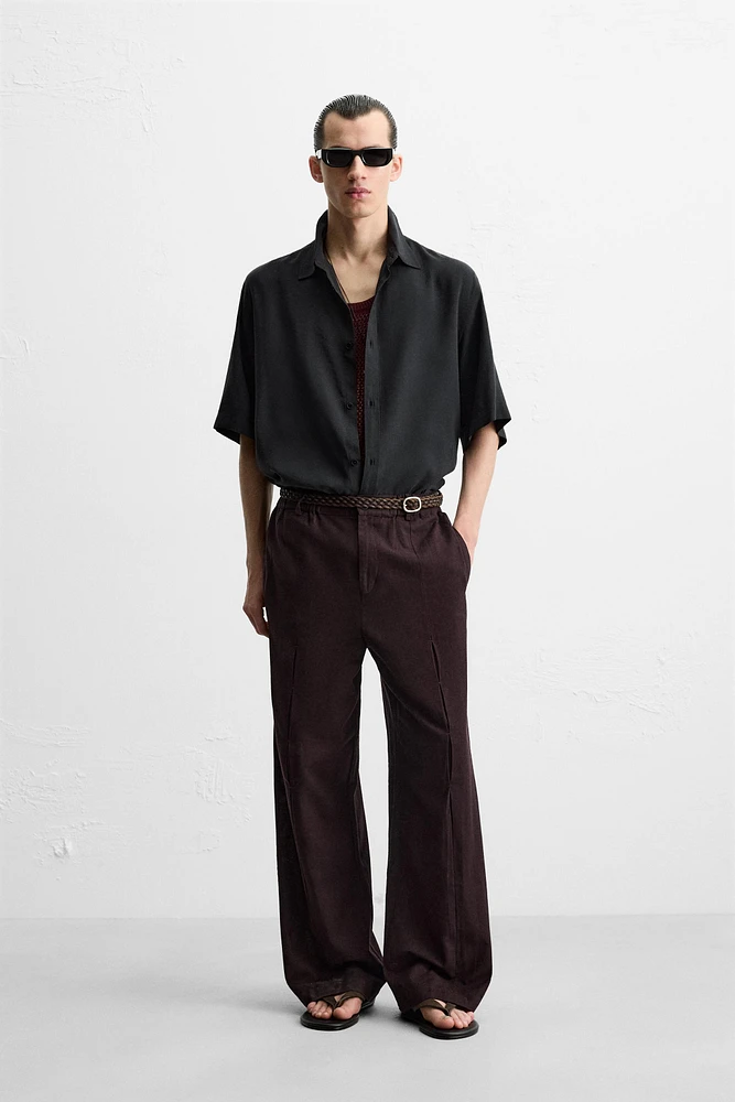 RELAXED FIT FLOWY SHIRT